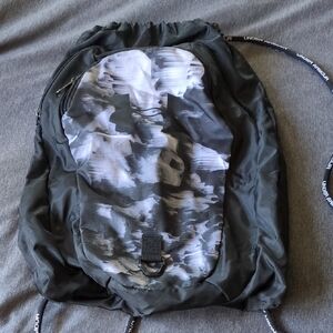 Under Armour Black Backpack with Gray Camo Front Panel